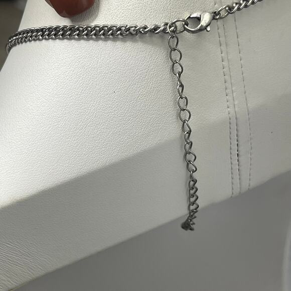 boho trendy necklace costume jewelry boho bohemian trendy FLAW see pix - Picture 8 of 9